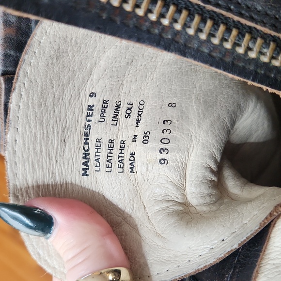 FREEBIRD by STEVEN "Manchester" Black Leather Combat Boots Women's Sz9 - Picture 7 of 7